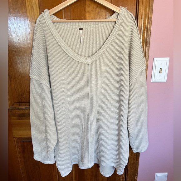 Free People Thermal Long Sleeved Top - Picture 1 of 9
